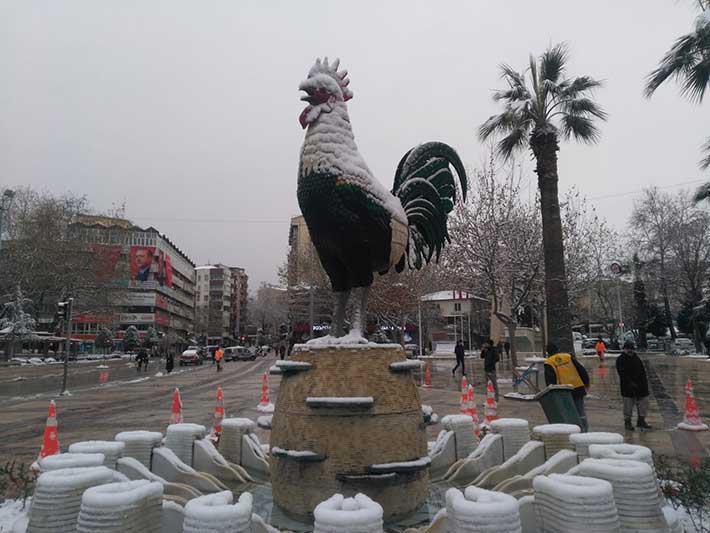 Denizli'den kar manzaraları 9