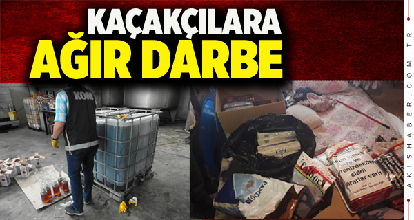 Tütün ve Akaryakıt Kaçakçılarına Operasyon