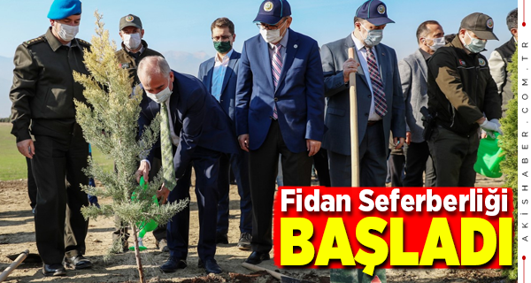 Denizli'de 26 Noktaya 32 Bin Fidan