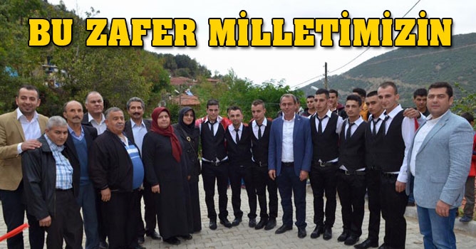 Tin: Bu zafer milletimizin