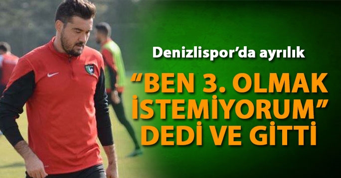 Denizlispor'a Kazım'dan veda