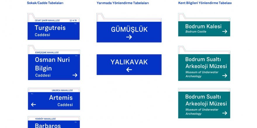 Cadde ve sokak tabelaları yenileniyor