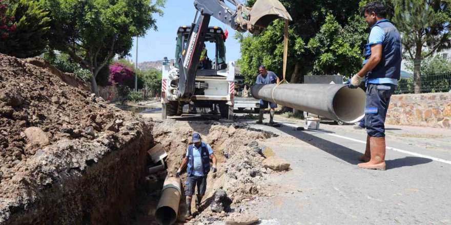 Bodrum’una kayıp-kaçağı için 34 Km yeni içme suyu hattı yapıldı