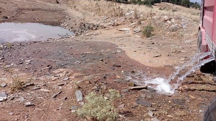 Bekilli'de vahşi hayvanlar için göletlere su takviyesi yapıldı