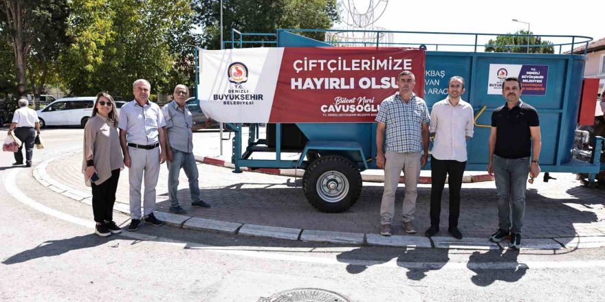 Denizli Büyükşehir ilçelere tarım ve hayvancılık desteklerini sürdürüyor